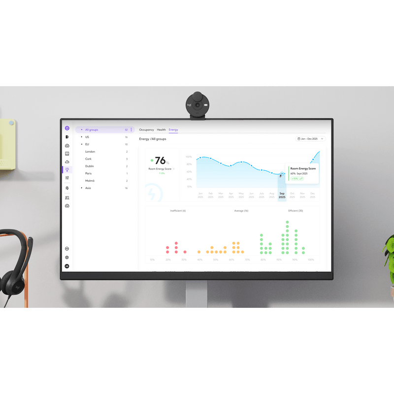 Logitech Spot Presence & Environmental Sensor Off-White