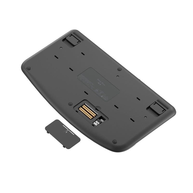 Logitech Wave Keys Ergo Wireless Keyboard Graphite