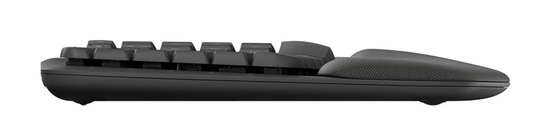 Logitech Wave Keys Ergo Wireless Keyboard Graphite