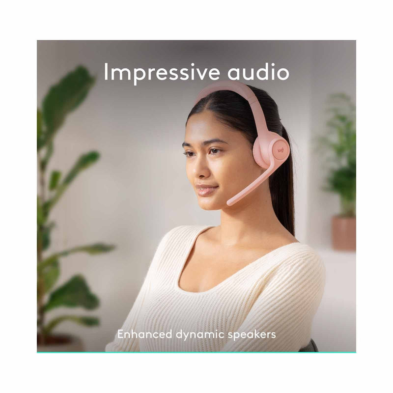 Logitech Zone 300 Wireless Headset Rose