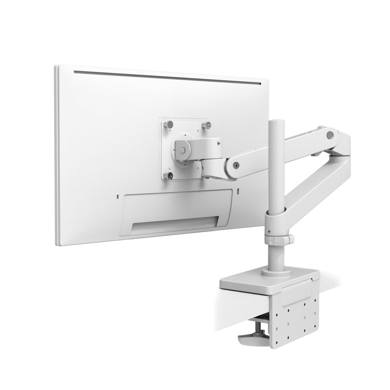 Ergotron LX Pro Tall Pole Desk Monitor Arm White 45-695-290
