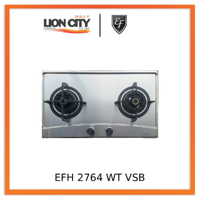 EF EFH 2764 WT VSB Gas Hob 76CM – EFH2764WTVSB