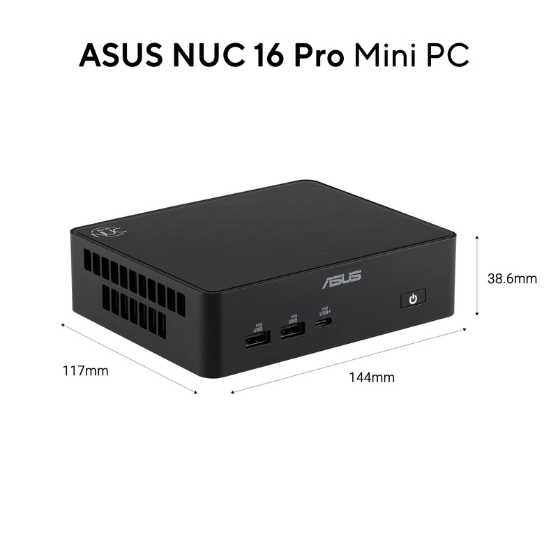 ASUS NUC 16 RNUC16WCKC300000 Mini PC Black
