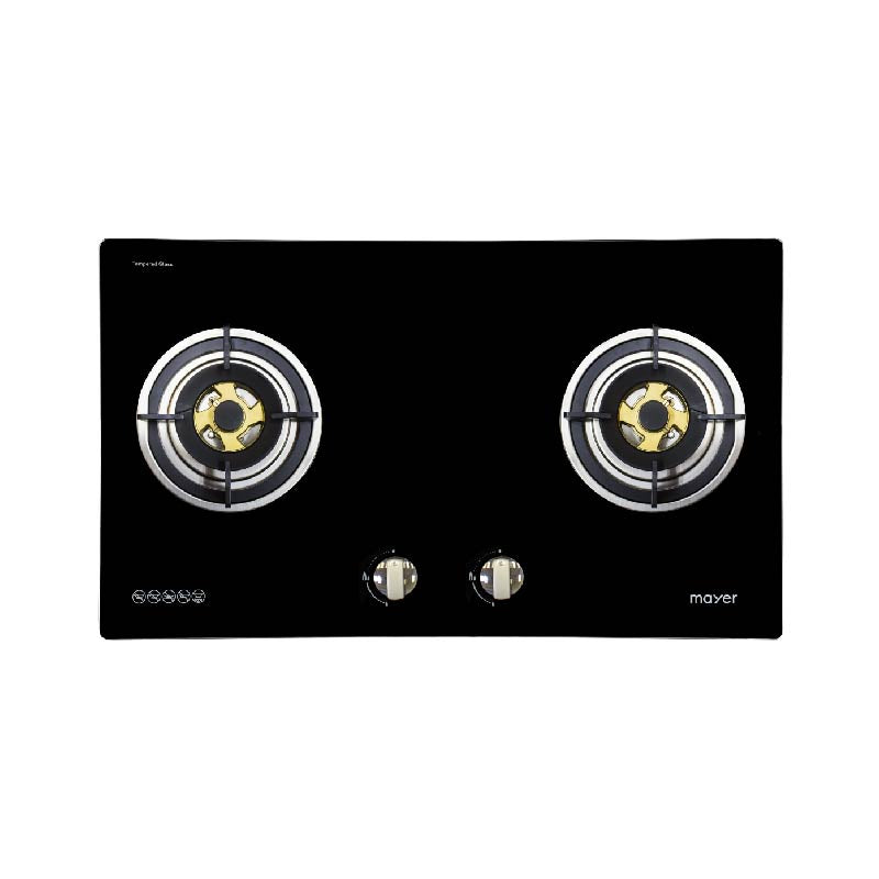 Mayer 86cm 2 Burners Glass Gas Hob MMGH882HI