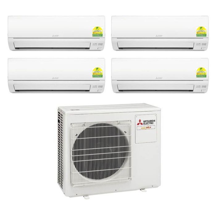 Mitsubishi System 4 Aircon 2X9000 1X12000 1X20000 BTU
