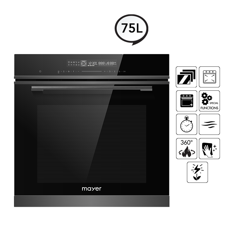 Mayer 60cm 75L Built-in Catalytic Oven MMDO13CS