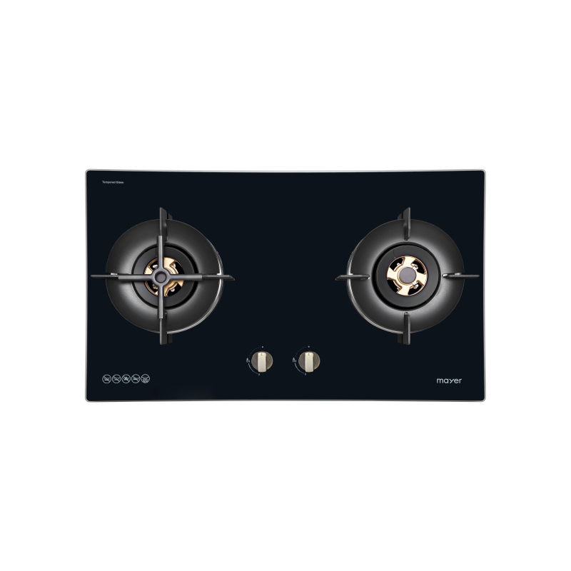 Mayer 76cm 2 Burners Glass Gas Hob MMGH7721HI