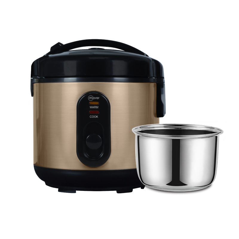 Mayer 1L Rice Cooker with Stainless Steel Pot MMRCS10