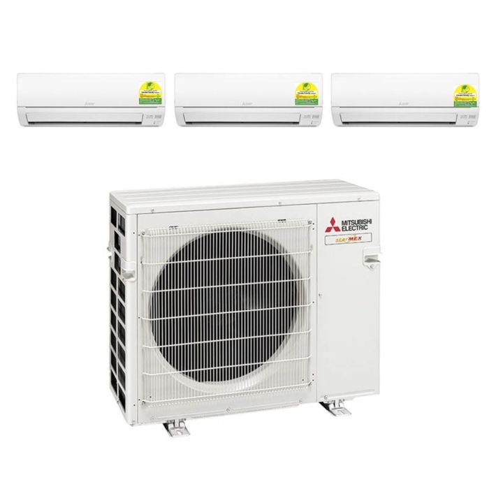 Mitsubishi System 3 Air Conditioner 3X12000 BTU