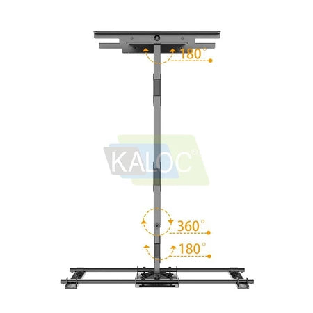 Kaloc DL90 55"-100" 90° DEGREES SWIVEL Long Arm TV Wall Mount, Extension TV BRACKET Swivel and Tilt, Full Motion Mount