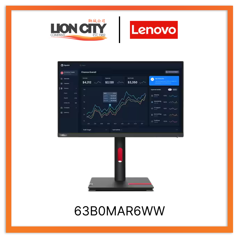 Lenovo ThinkVision T22i-30 21,5" Monitor 63B0MAR6WW