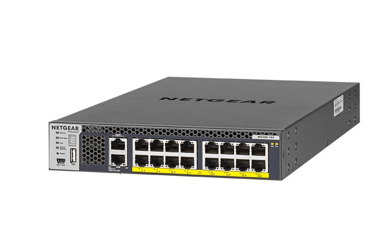 NETGEAR M4300-16X 16-Port Managed PoE+ Switch