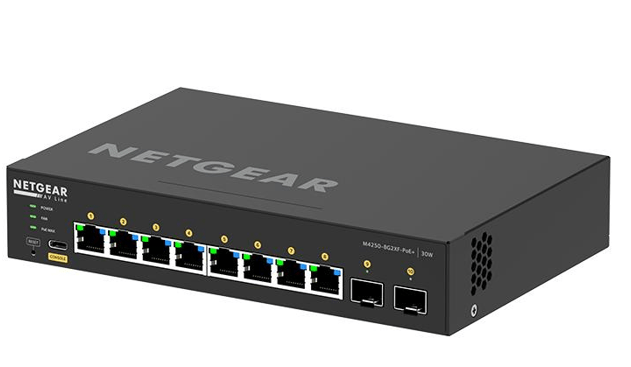 NETGEAR M4250-8G2XF-PoE+ AV Line Managed Switch
