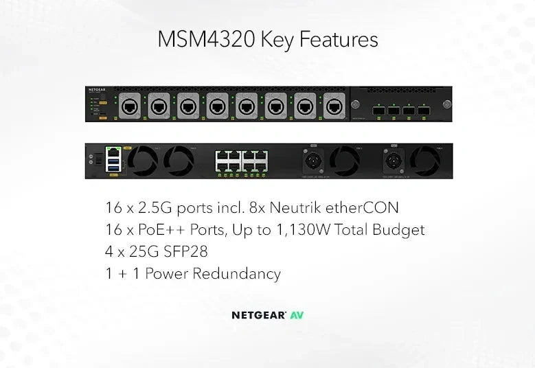 NETGEAR M4350-16M4V Fully Managed Switch
