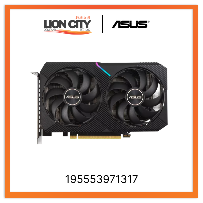 Asus DUAL-RTX3060-O8G 195553971317 Graphic Cards