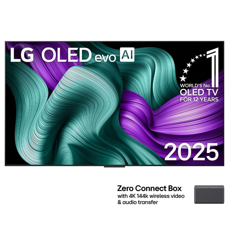 LG 77-inch OLED EVO M5 4K Smart TV with Zero Connect Wireless AV