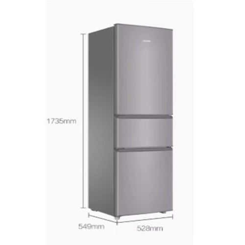Haier BCD-218LLC3EZS9 3 Doors Refrigerator 218L Silver 2Yrs Warranty