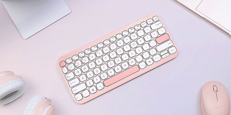 ASUS Marshmallow KW100 Keyboard Rose Clay