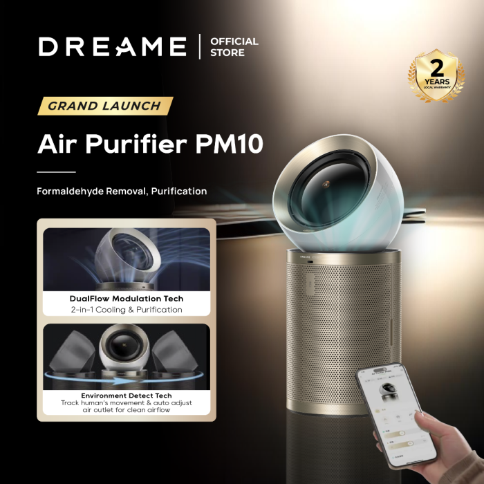 Dreame Air Purifier Fan PM10