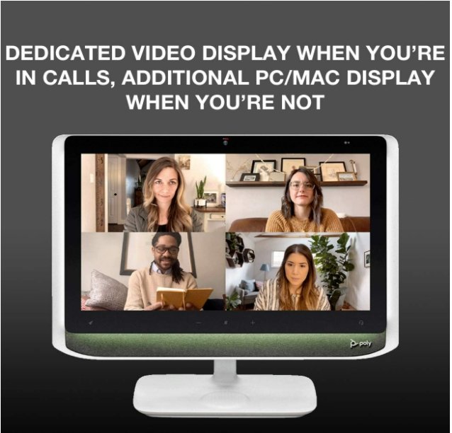 HP Poly Studio P21 Personal Meeting Display