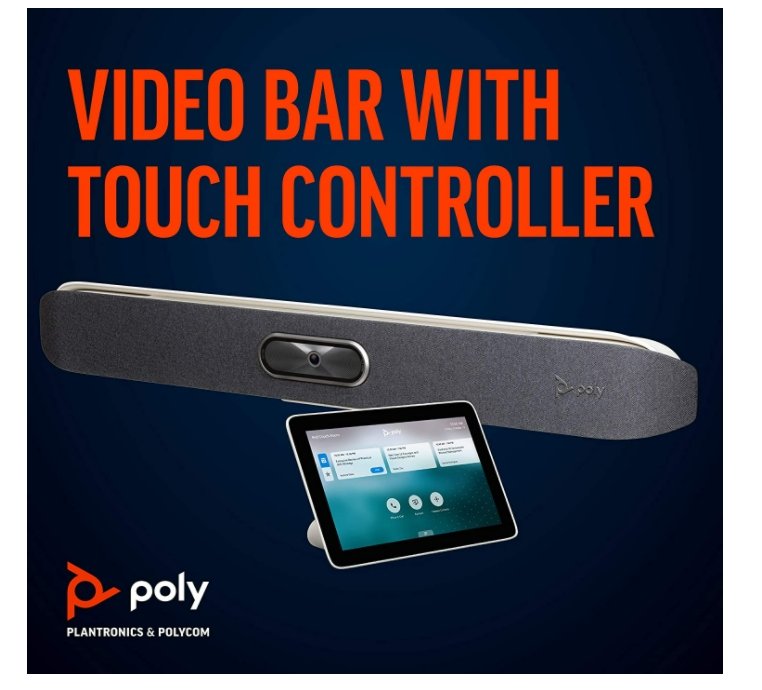 HP Poly Studio X50 4K Video Bar with TC8 Controller