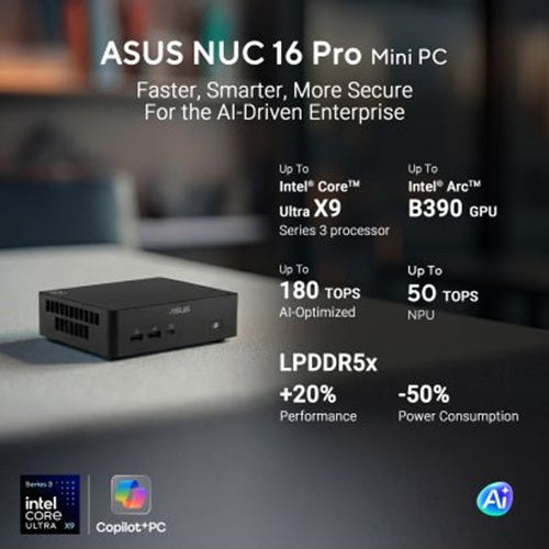 ASUS RNUC16GDKU560000 NUC 16 PRO Intel Barebone 90AR00W1-M000T0 Mini PC Intel Ultra 5 325