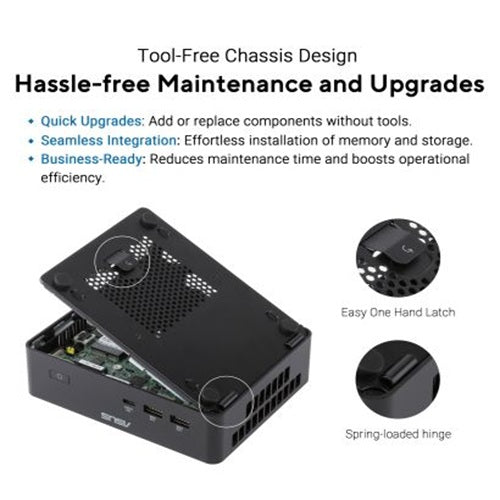 ASUS RNUC16GDKX96C4N3 NUC 16 PRO Intel System 90AS00Q1-M00140 Mini PC Intel Ultra x9 388H LPDDR5 32GB 1TB Win 11 Pro