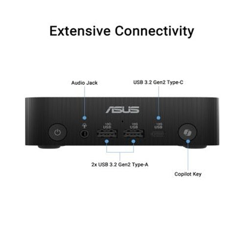ASUS PN55-S90021NL ExpertCenter PN55 AMD System 90MS03C1-M000N0 Mini PC Ryzen AI 9 HX 470 DDR5 32G x1 1TB Win 11 Pro