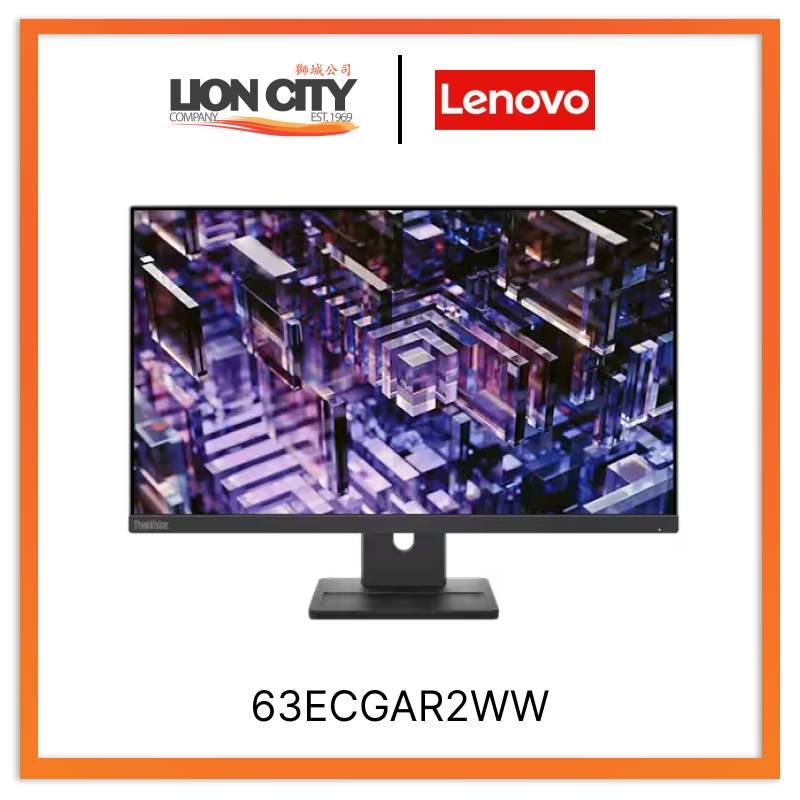 Lenovo ThinkVision E24q-30 23.8" Monitor 63ECGAR2WW