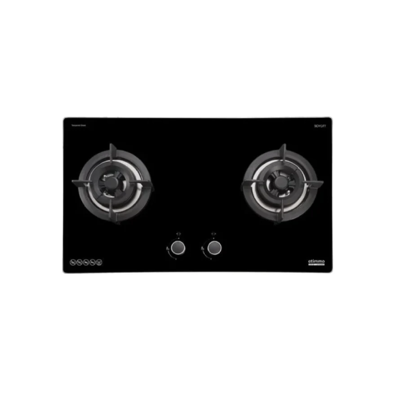 Europace ECH5501DBK 90cm Slimline Hood + EBH3291U OTIMMO 2 Burner 90CM Stainless Steel Built-in Gas HOB