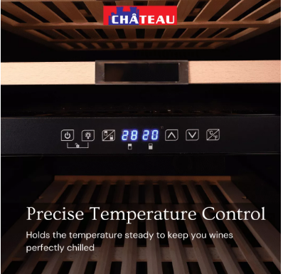 Chateau CW 1700ED AT 171 Bottles Wine Cooler