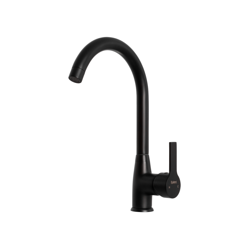 Rubine Sink Mixer UNICO 5643 BK Hot and Cold