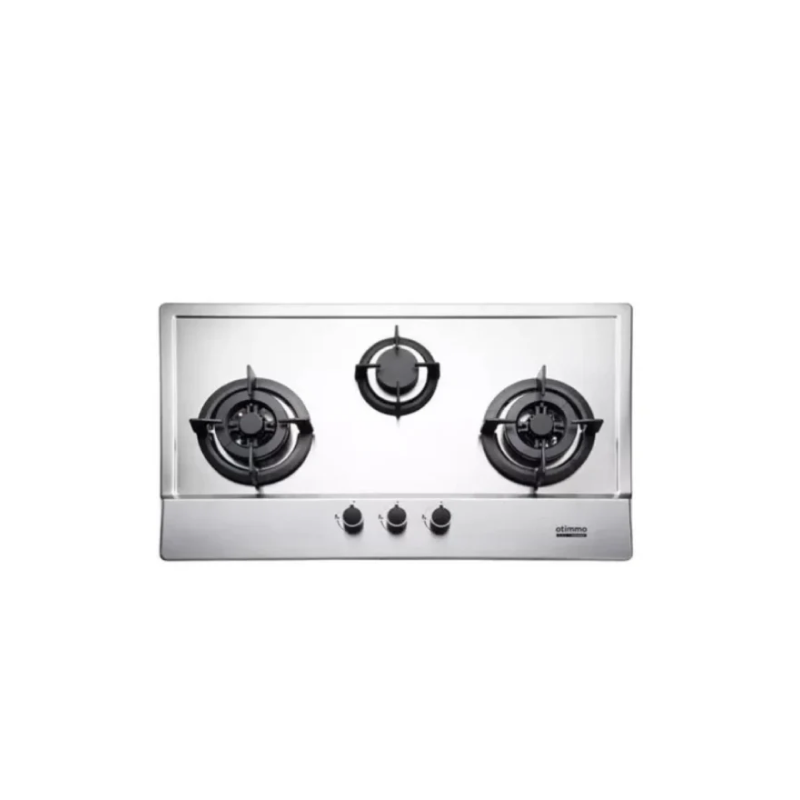 Europace ECH9128A 90cm Premium T-Chimney Hood Full + EBH3391U Otimmo 3 Burner 90cm Slim Built-in Gas Hob Cooker  (Stainless Steel)