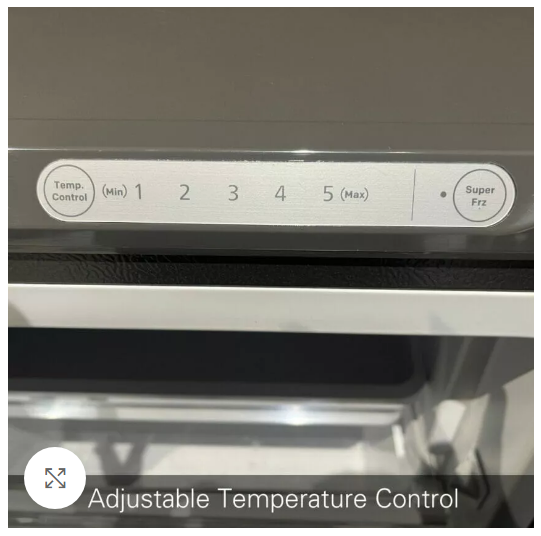 EF EFUF 1601GY SW Upright Freezer 142L Net capacity