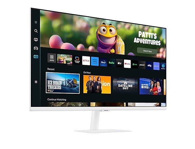 Samsung 27" Smart Monitor M5 White Full HD HDR10