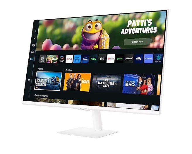 Samsung 27" Smart Monitor M5 White Full HD HDR10