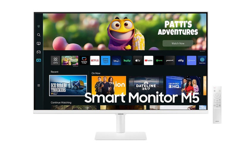 Samsung 27" Smart Monitor M5 White Full HD HDR10