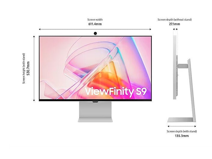 Samsung 27-Inch ViewFinity S9 5K Monitor LS27C900PAEXXS