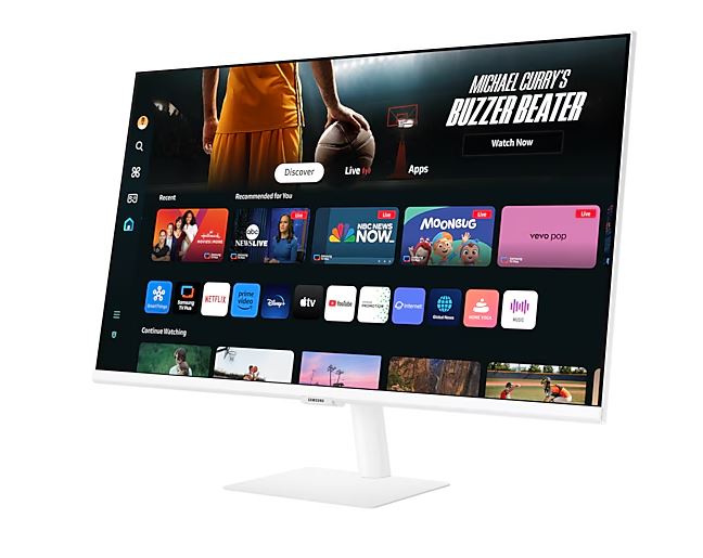 Samsung 32-Inch Smart Monitor M7 M70D 4K UHD White