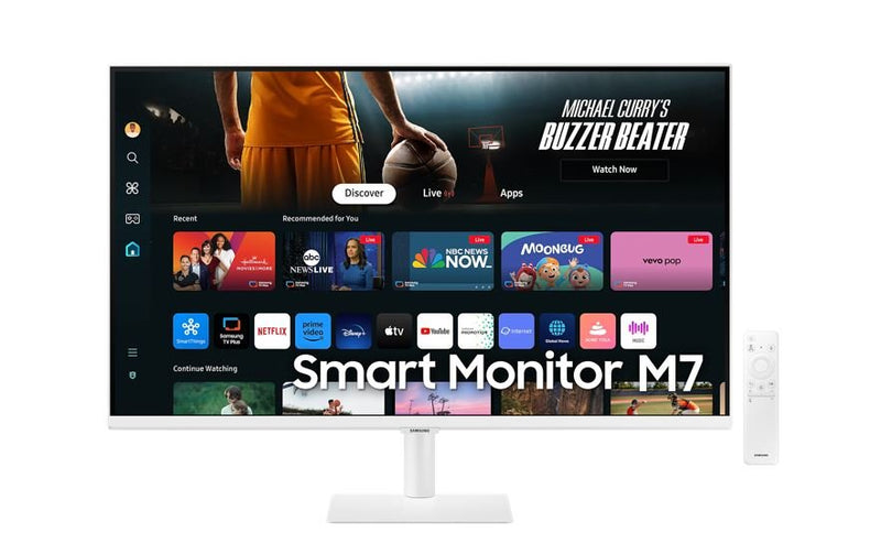 Samsung 32-Inch Smart Monitor M7 M70D 4K UHD White