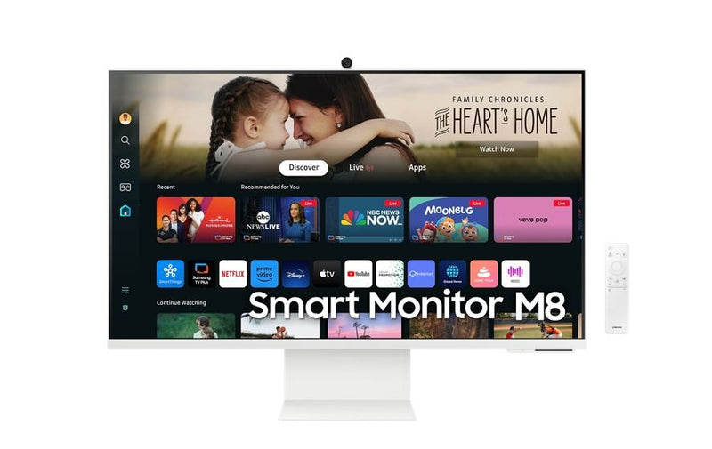 Samsung 32" Smart Monitor M8 M80D White UHD 4K VA