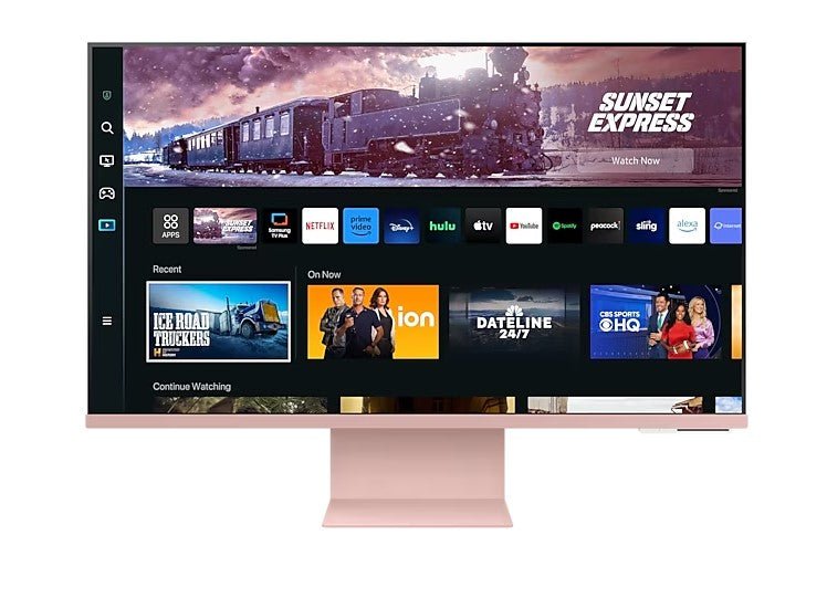 Samsung 32-Inch Smart Monitor M8 Pink LS32CM80PUEXXS