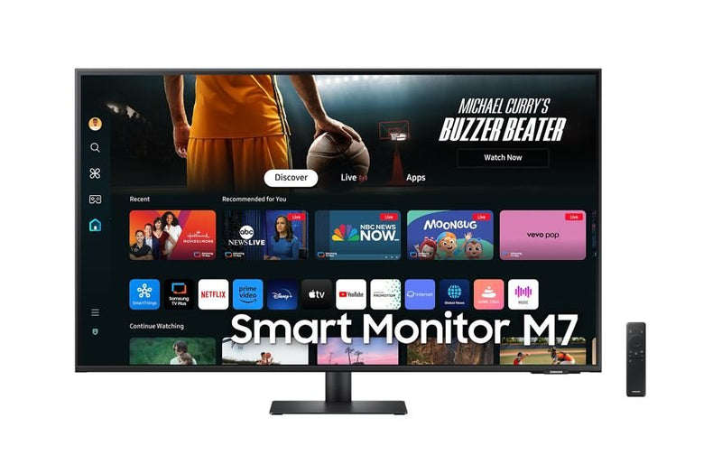 Samsung 43-Inch Smart Monitor M7 M70D 4K UHD Black