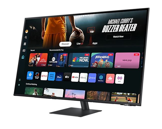 Samsung 43-Inch Smart Monitor M7 M70D 4K UHD Black