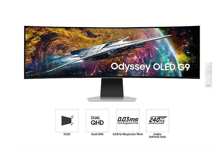 Samsung 49" Odyssey OLED G9 G95SC Gaming Monitor LS49CG954SEXXS