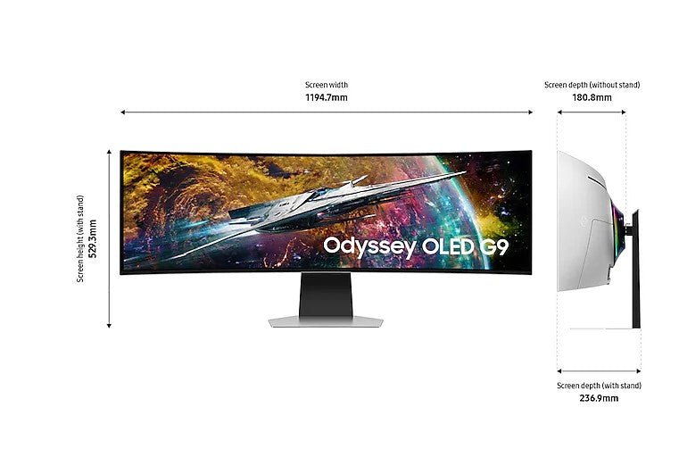 Samsung 49" Odyssey OLED G9 G95SC Gaming Monitor LS49CG954SEXXS