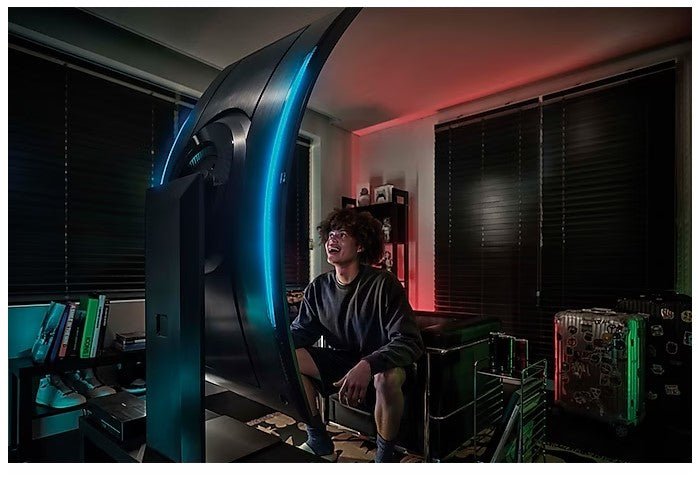 Samsung 55" Odyssey Ark 165Hz UHD Curved Gaming Monitor LS55BG970NEXXS