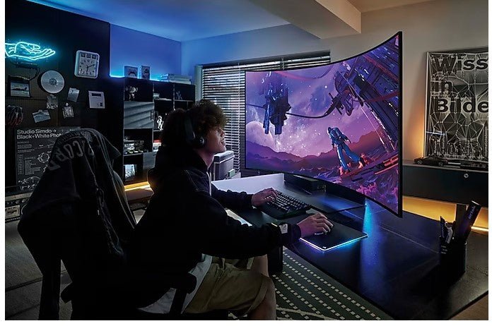 Samsung 55" Odyssey Ark 165Hz UHD Curved Gaming Monitor LS55BG970NEXXS
