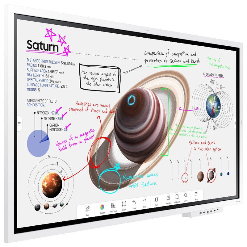 Samsung 55 Inch Flip Pro WM55R 4K Interactive Touchscreen Display LH55WMBWBGCXXS