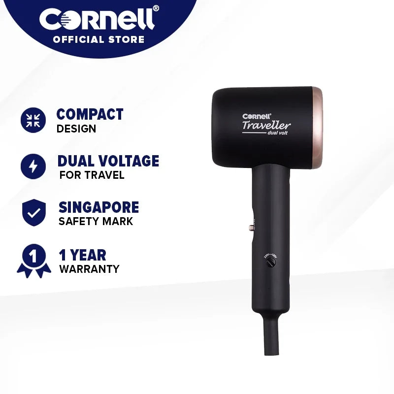 Cornell CHD-S1000TVL 1000W Travel Hair Dryer